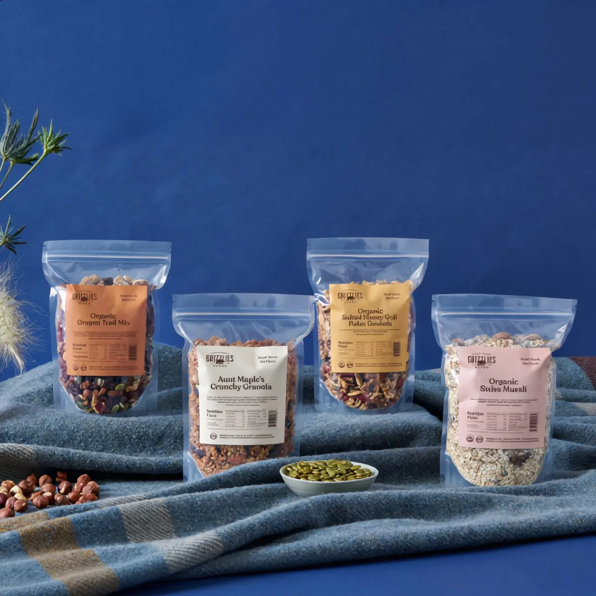 Custom flexible packaging sample 4: printed pouches and bags