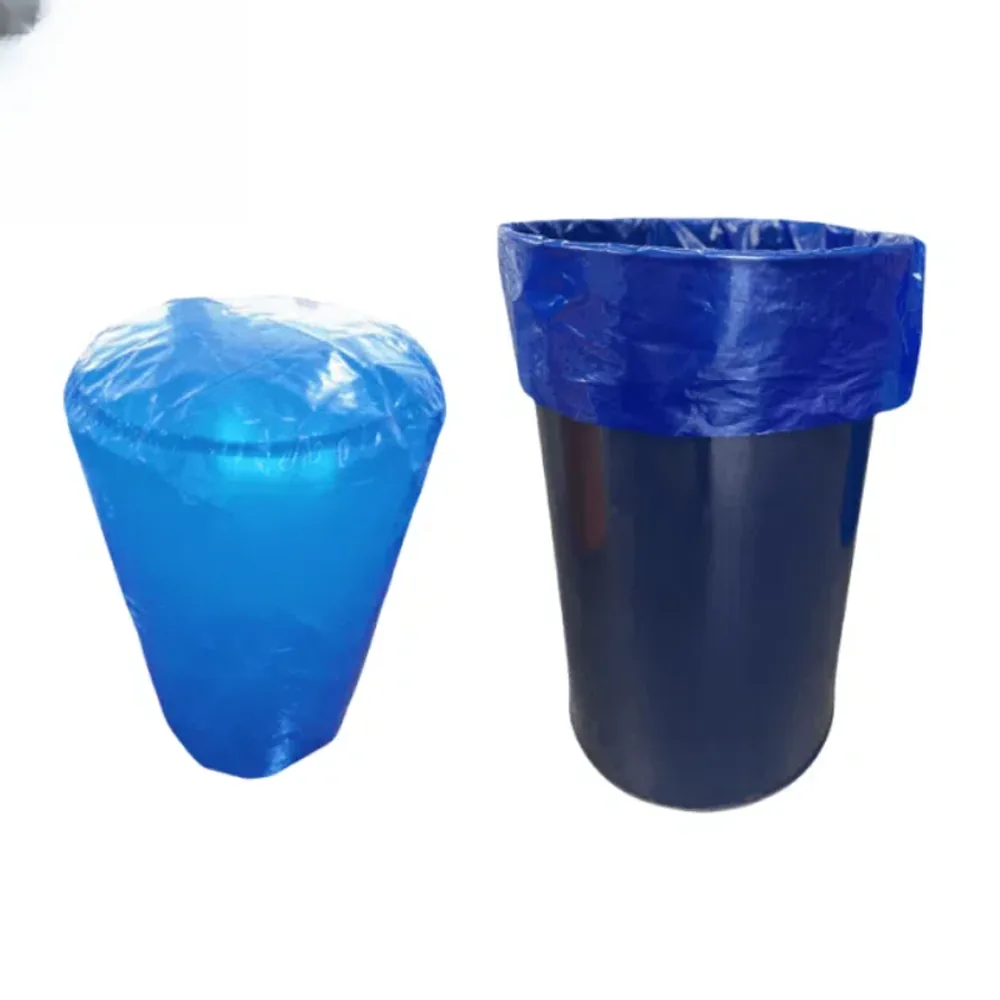 200L Large Capacity Reusable Blue LDPE Liner Bag for Industrial Round-Bottom Steel Drum for Chemical Transport Latex/Glass Water