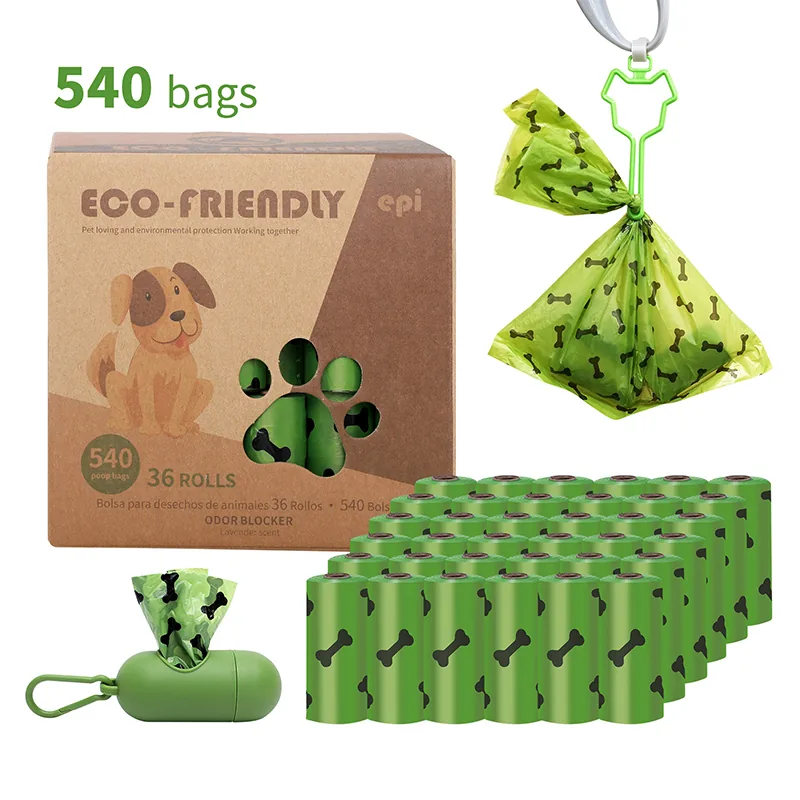 2024 Scented Sawa Biodegradable Wood Dog Poop Bags 100% Home Compost Sustainable Rolls in Box Bolsas Caca Perro