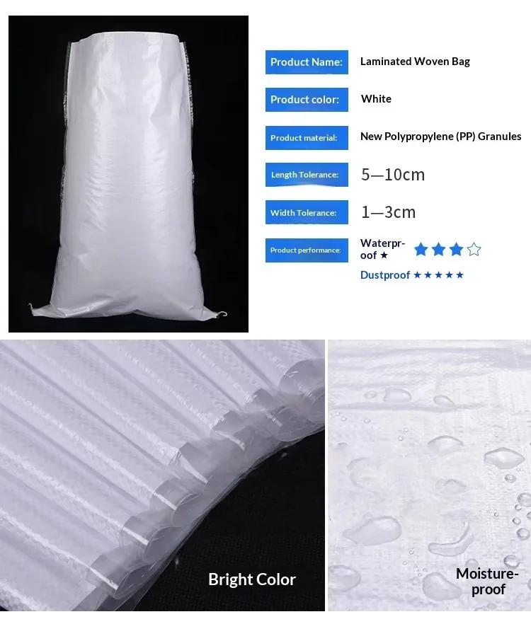 20kg 25kg 50kg Customize Size Print Bopp Lamination pp Woven Bags Animal Poultry Feed Bag