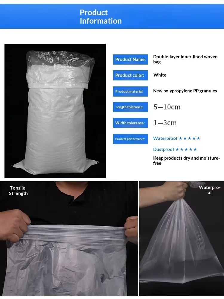 20kg 25kg 50kg Customize Size Print Bopp Lamination pp Woven Bags Animal Poultry Feed Bag