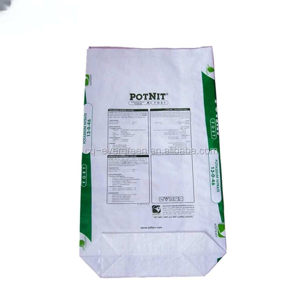 BOPP Laminated PP Woven Sacks 20kg 25kg 50kg Square Bottom Open Top for Animal Feed Charcoal and Heavy Duty Packing