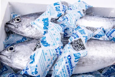 24 Cell Sheet Seafood Food Delivery Packaging Ice Pack Sheet Absorption Water Fabric Freezer Dry Ice Cold Gel Packs