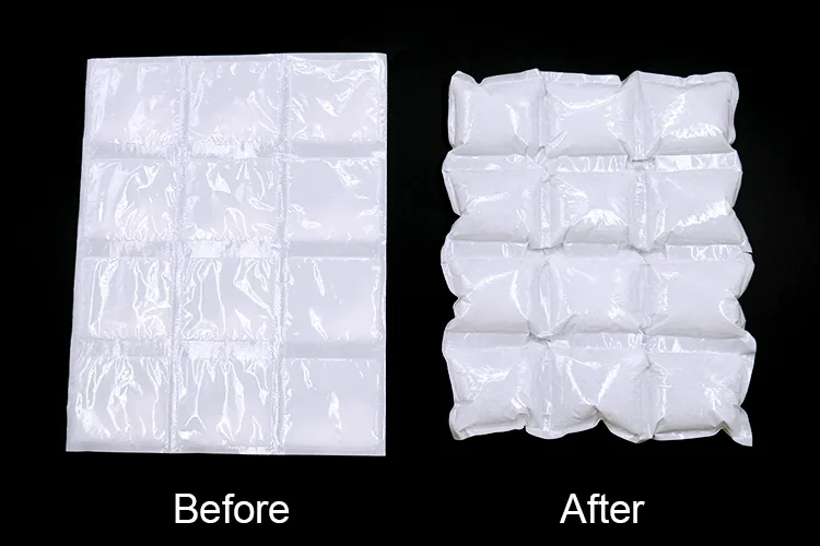 24 Cell Sheet Seafood Food Delivery Packaging Ice Pack Sheet Absorption Water Fabric Freezer Dry Ice Cold Gel Packs