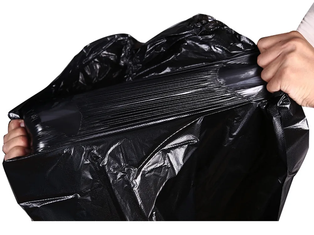 33-55 Gallon Extra Large Big Plastic Black Industrial Contractor Heavy Duty Can Liner Garbage Bags Lawn and Leaf Bags