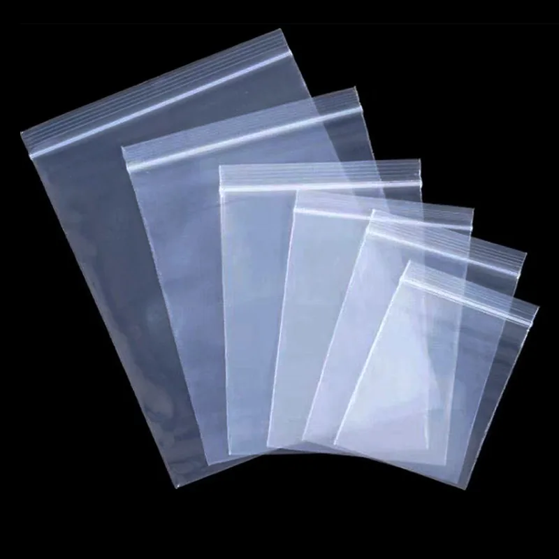 5Mil Clear Plastic Reusable Ziplock Poly Bags for Packaging