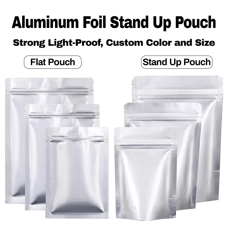 Aluminium Foil Retort Pouch — 121 °C Sterilisation, Custom Size