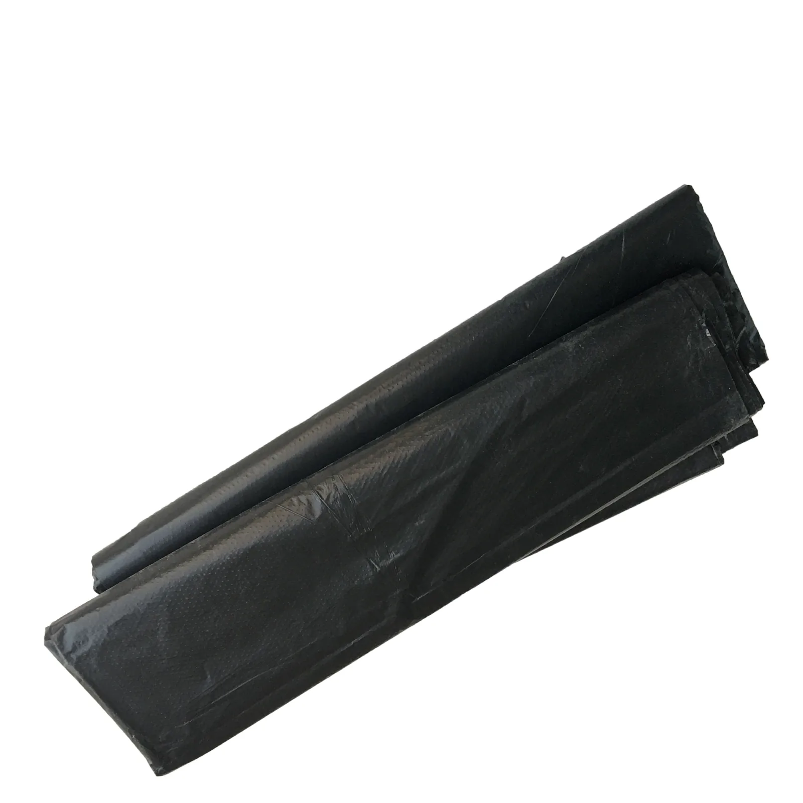 and PE Big Size Black Flat Garbage Plastic Bag for Restaurant