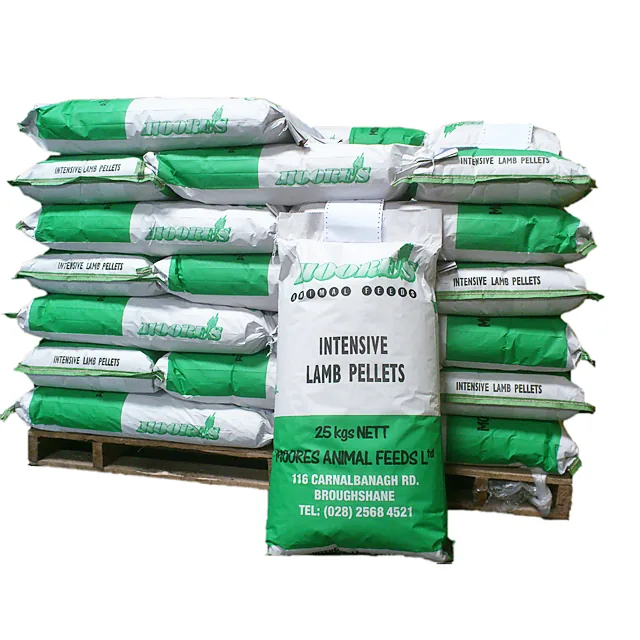 Animal Feed Bags 10kg 20kg 25kg Dog Food Raffia Animal Feed Pp Woven Packaging Bags