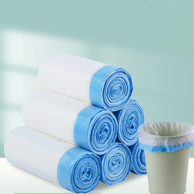 Biodegradable Compostable 13 Gallon Trash Bag Disposable Drawstring Garbage Bag Rubbish Bag