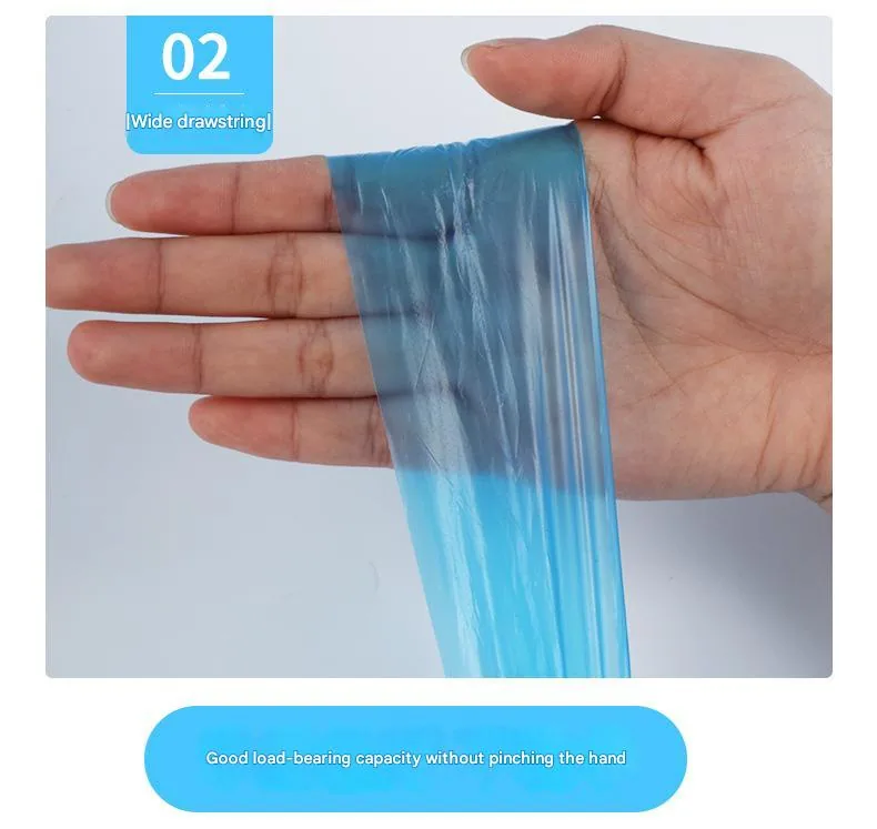 Biodegradable Compostable 13 Gallon Trash Bag Disposable Drawstring Garbage Bag Rubbish Bag
