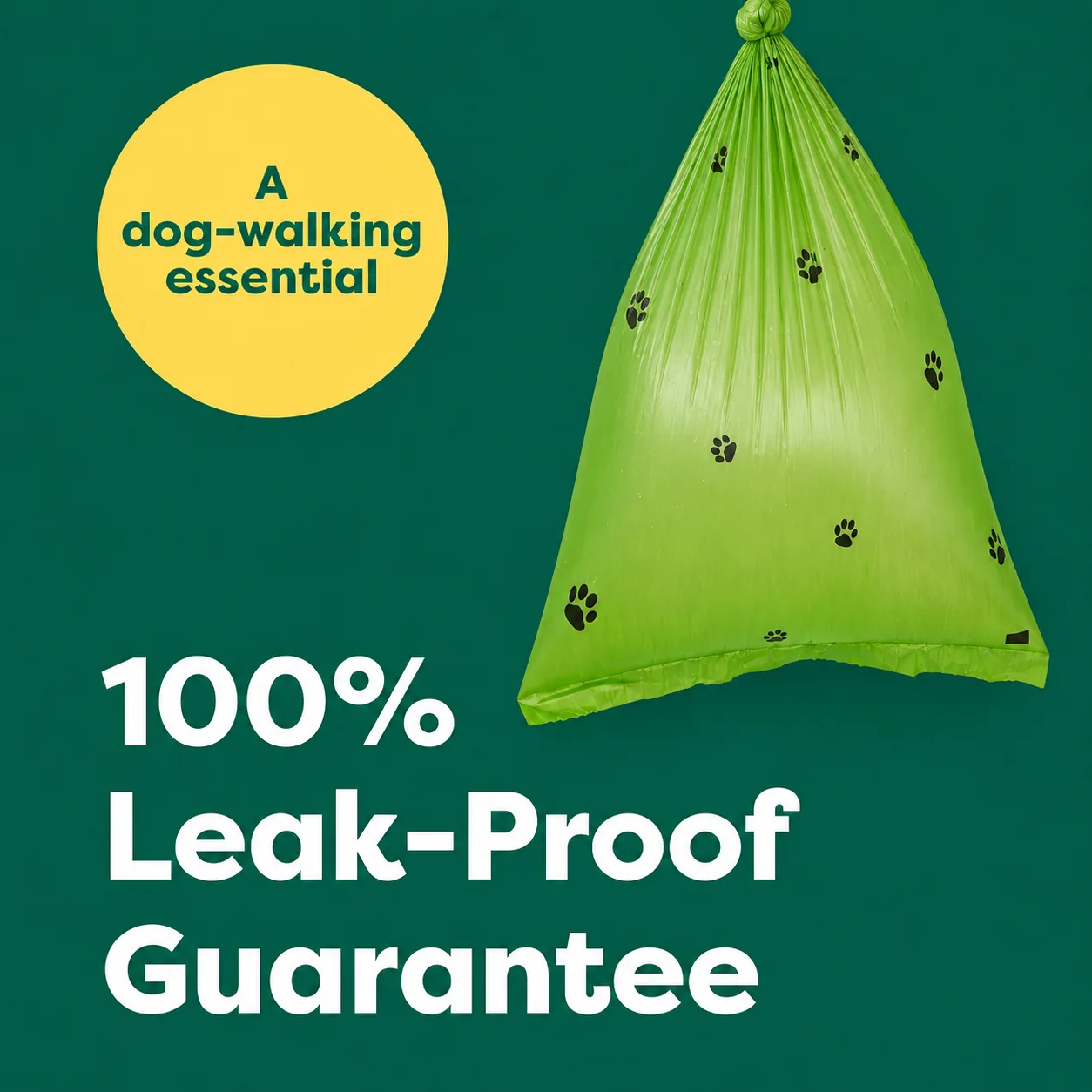 Biodegradable Scented Dog Poop Bags Compostable PBAT Leak Proof Pet Waste Disposable Bags Custom Printed