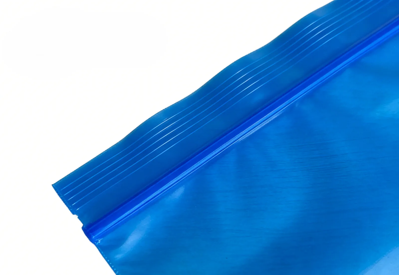 Blue VCI Anti Rust Zipper Bag Moisture Proof Self Sealing Plastic Bag for Metal Parts Hardware Storage