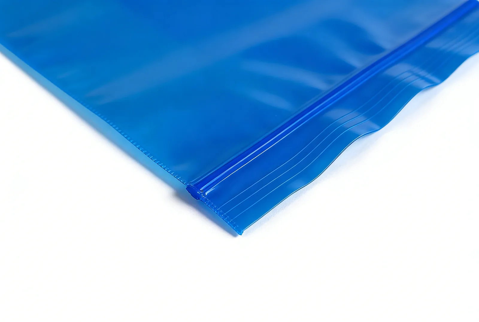 Blue VCI Anti Rust Zipper Bag Moisture Proof Self Sealing Plastic Bag for Metal Parts Hardware Storage