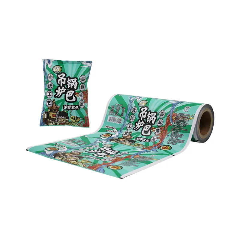 Custom Printed BOPP Food Grade Rollstock Film VFFS Flow Wrap Heat Sealable High Barrier Moisture Proof