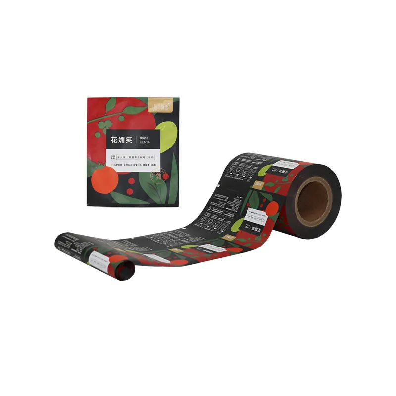 Custom Printed BOPP Food Grade Rollstock Film VFFS Flow Wrap Heat Sealable High Barrier Moisture Proof