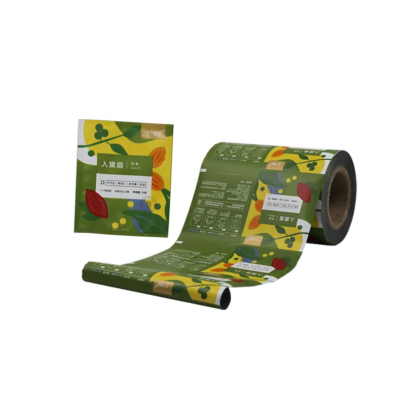 Custom Printed BOPP Food Grade Rollstock Film VFFS Flow Wrap Heat Sealable High Barrier Moisture Proof