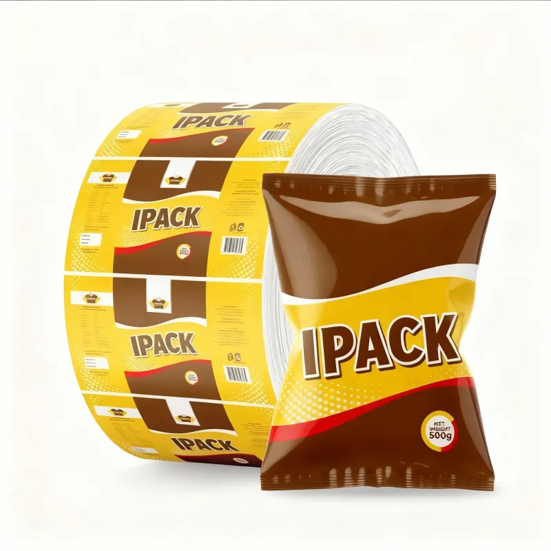 Custom Printed BOPP Food Grade Rollstock Film VFFS Flow Wrap Heat Sealable High Barrier Moisture Proof
