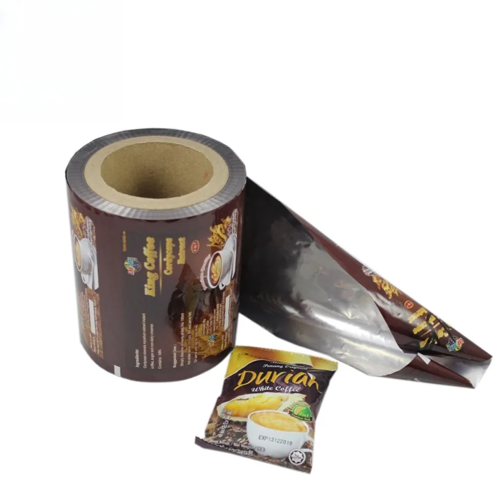 Custom Printed BOPP Food Grade Rollstock Film VFFS Flow Wrap Heat Sealable High Barrier Moisture Proof