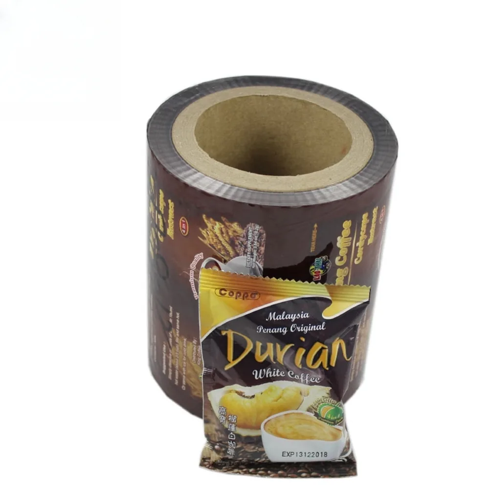Custom Printed BOPP Food Grade Rollstock Film VFFS Flow Wrap Heat Sealable High Barrier Moisture Proof