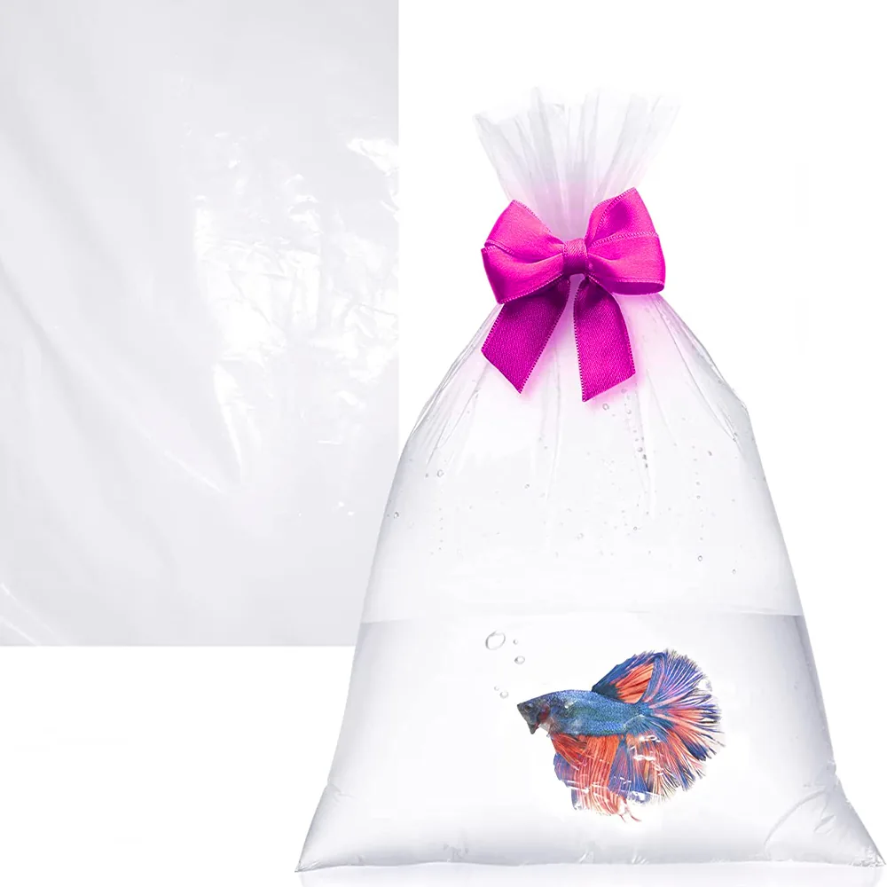 BOPP/LDPE/CPP Drawstring Flat Ice Bag — Heavy Duty, Custom Size