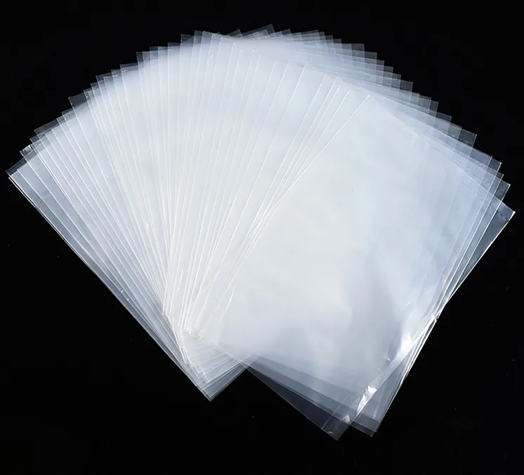 BOPP/LDPE/CPP Drawstring Flat Ice Bag — Heavy Duty, Custom Size