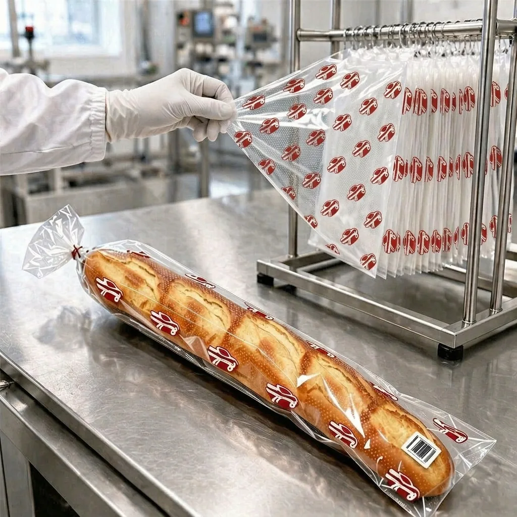 BOPP Micro-Perforated Wicket Bread Bag for Loaves and Rolls