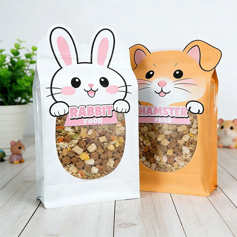 Cat Litter Packaging Zipper Bags with Custom Designs