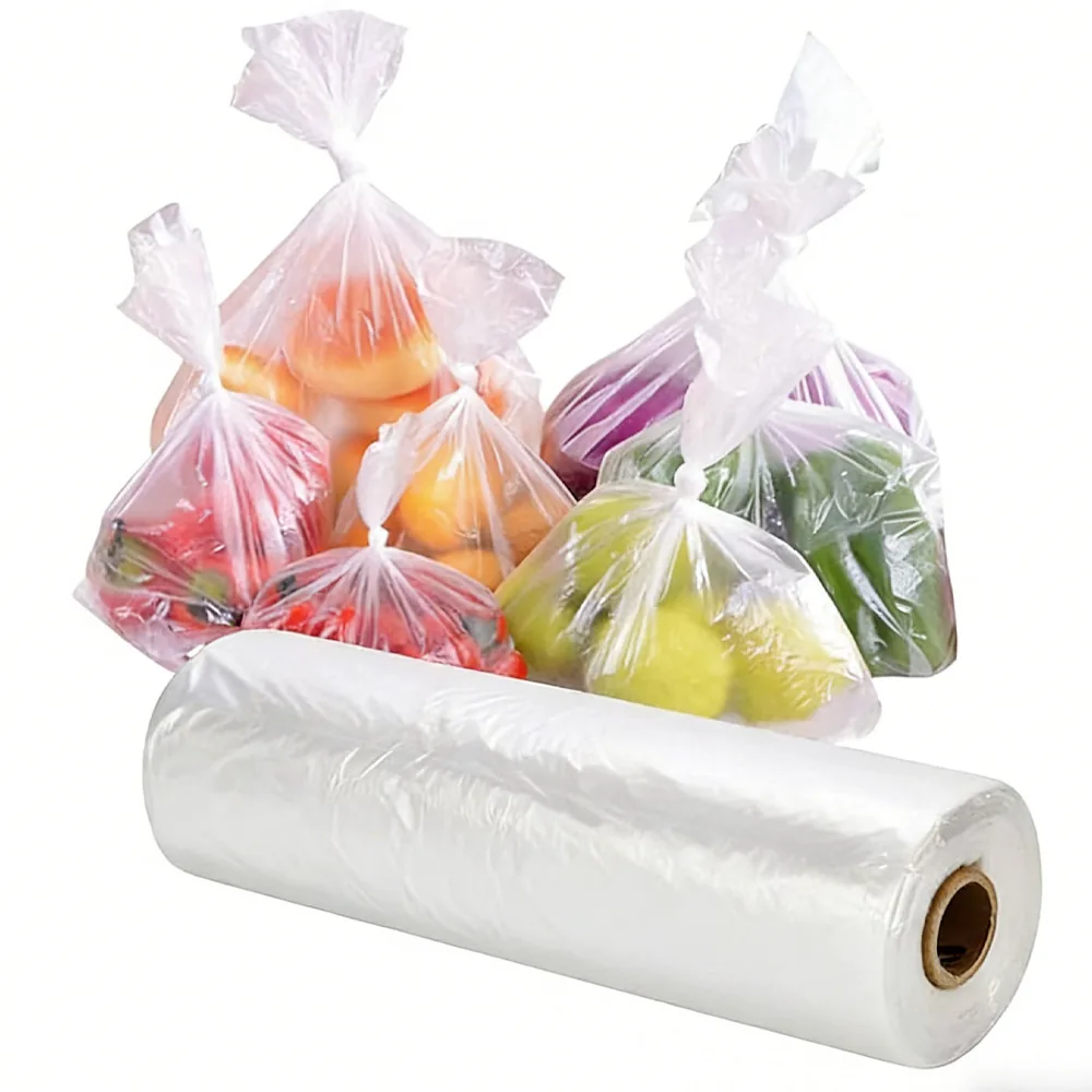 Custom Roll Film Packaging - Produce Bags and Printed Food Grade Laminated Rollstock in PE/PET