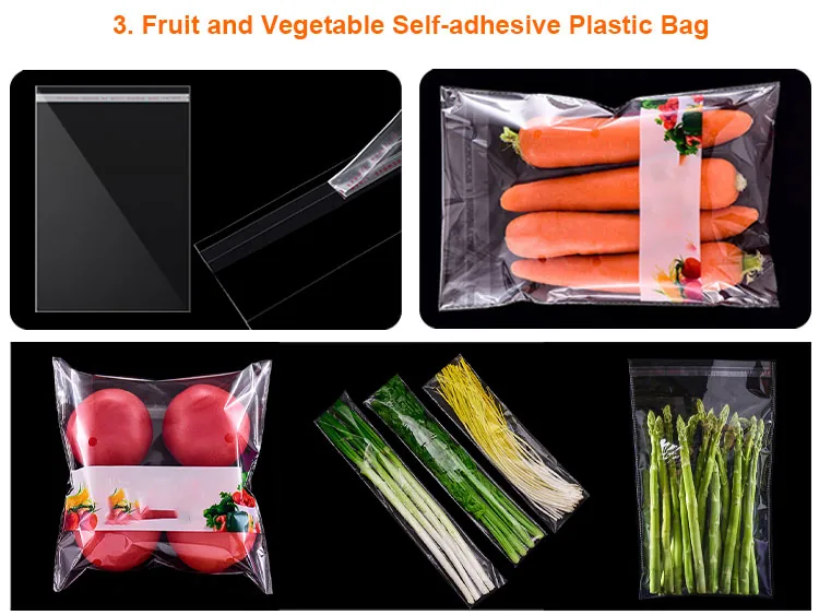 Custom Roll Film Packaging - Produce Bags and Printed Food Grade Laminated Rollstock in PE/PET