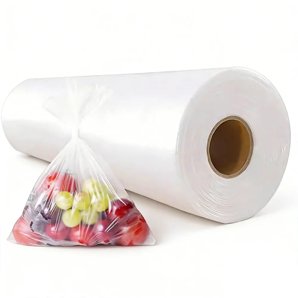 Custom Roll Film Packaging - Produce Bags and Printed Food Grade Laminated Rollstock in PE/PET