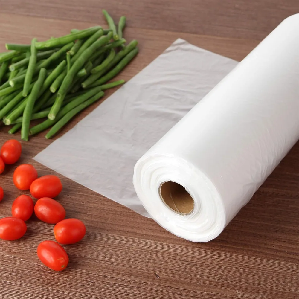 Custom Roll Film Packaging - Produce Bags and Printed Food Grade Laminated Rollstock in PE/PET