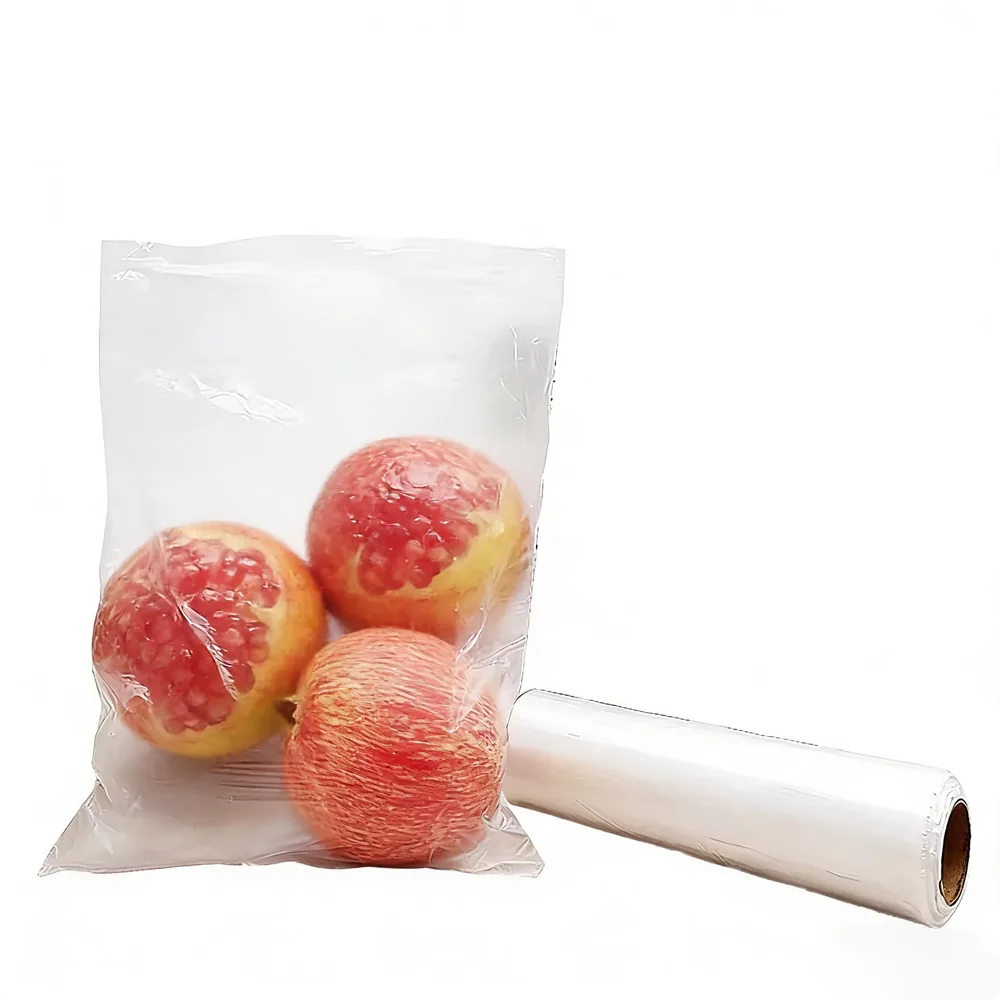 Custom Roll Film Packaging - Produce Bags and Printed Food Grade Laminated Rollstock in PE/PET