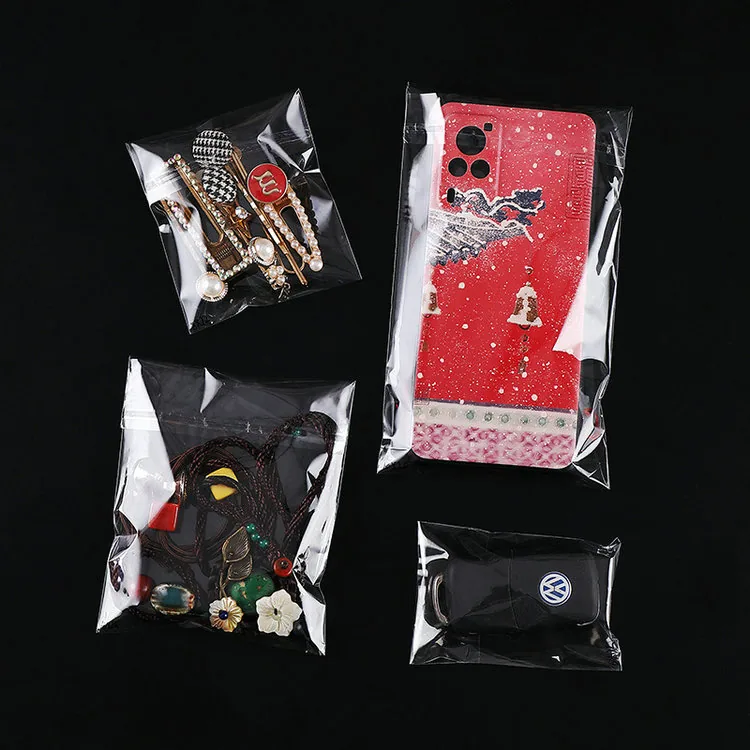 Clear Cellophane OPP Bag Reuse Self-adhesive Packaging Transport Bag Clothing Jewelry Bag