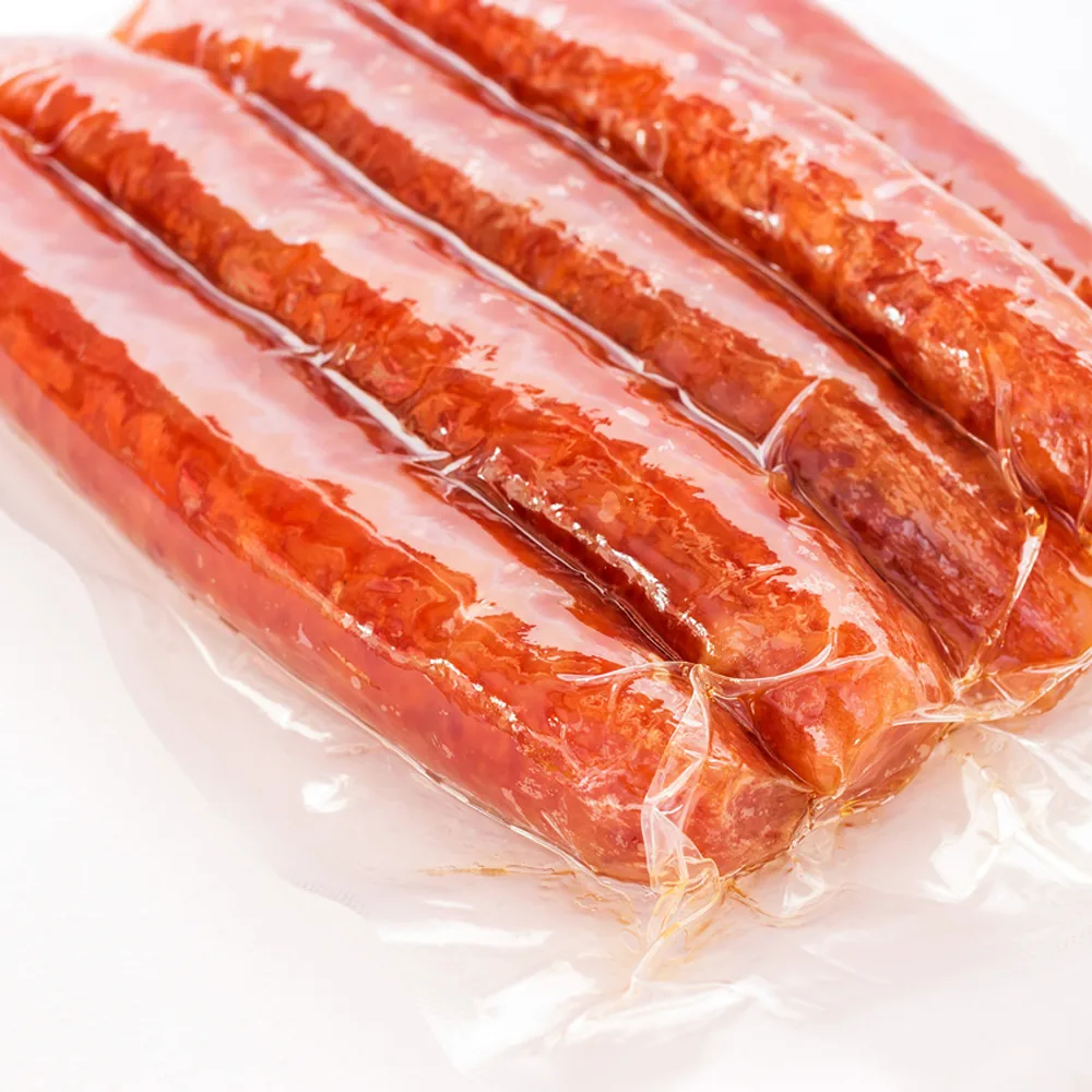 Clear PA / PE Co-Extruded Boilable Vacuum Bag — Meat, Corn & Roast