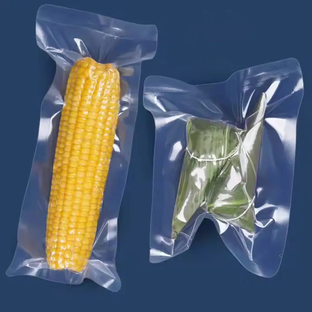 Clear PA / PE Co-Extruded Boilable Vacuum Bag — Meat, Corn & Roast