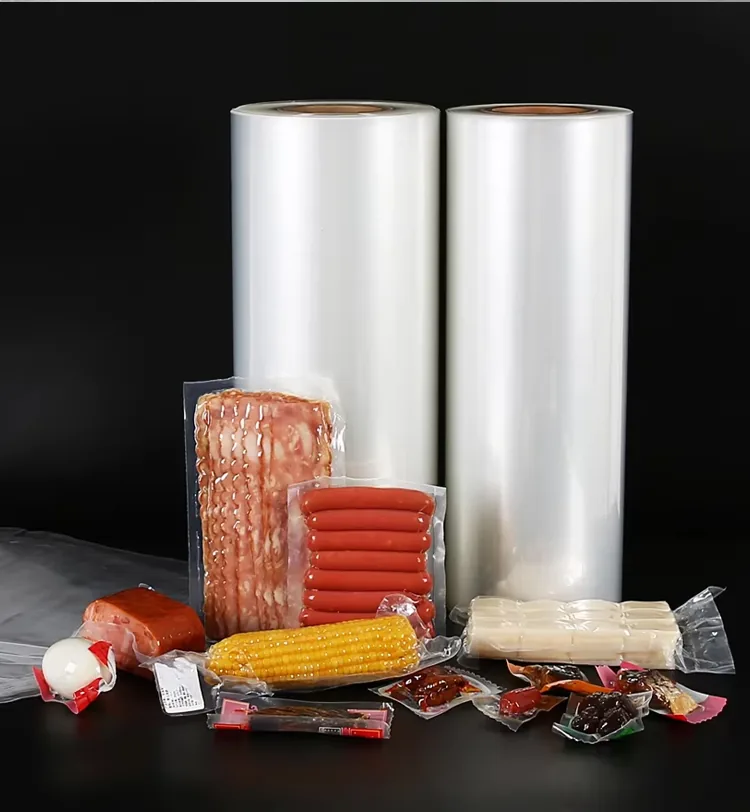 Clear PA / PE Co-Extruded Boilable Vacuum Bag — Meat, Corn & Roast