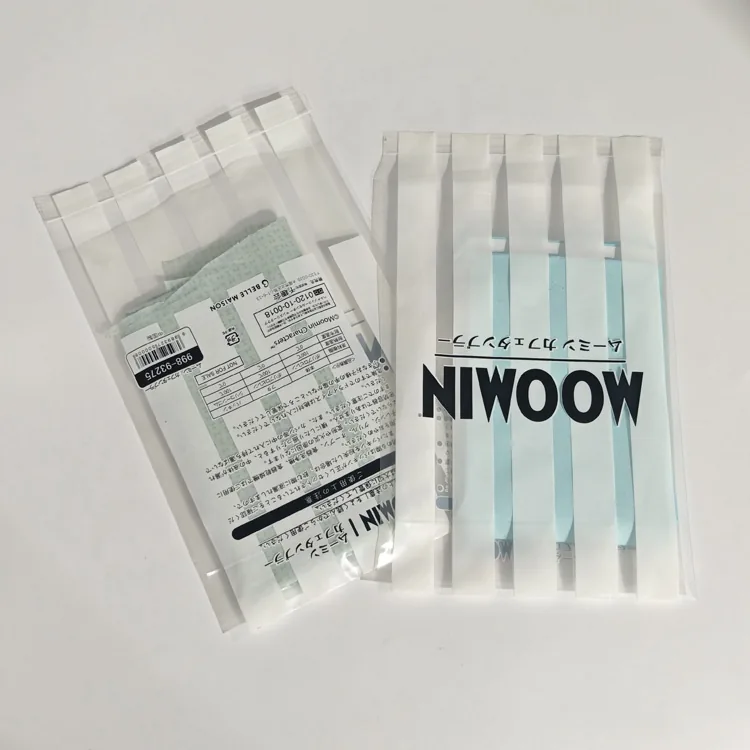 Clear PE Plastic Self Adhesive Seal Bag for Kids Clothing Underwear Socks and Baby Wear Packaging