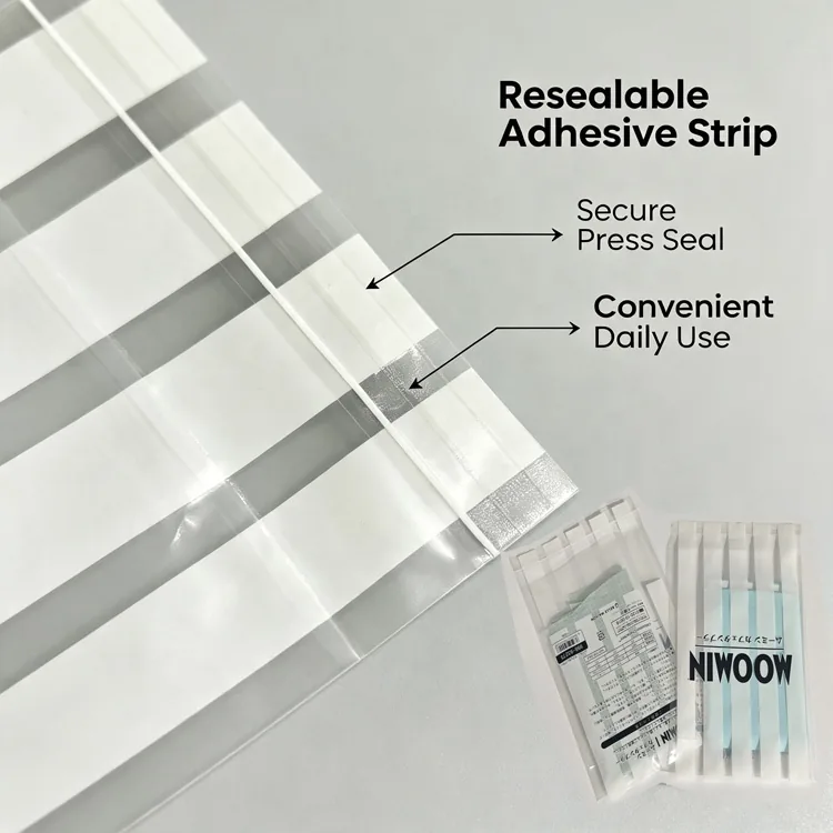 Clear PE Plastic Self Adhesive Seal Bag for Kids Clothing Underwear Socks and Baby Wear Packaging