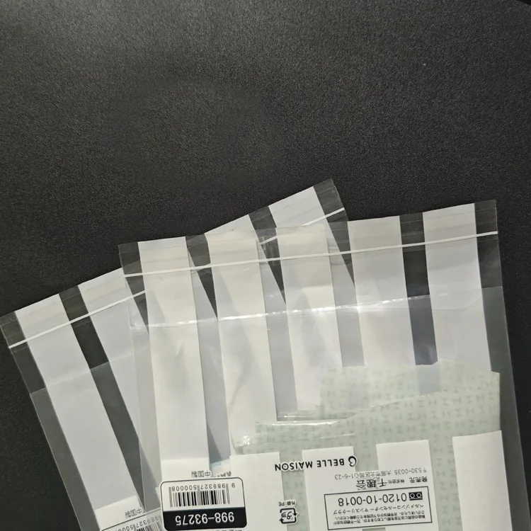 Clear PE Plastic Self Adhesive Seal Bag for Kids Clothing Underwear Socks and Baby Wear Packaging