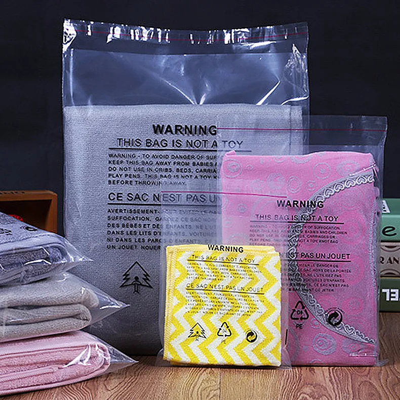 Clothing Bag Transparent Self-Adhesive Sealed Packaging Bag Opp Plastic Bags for Clothing Packaging