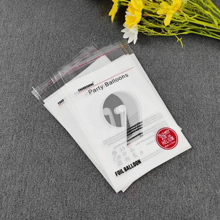 Clothing Bag Transparent Self-Adhesive Sealed Packaging Bag Opp Plastic Bags for Clothing Packaging