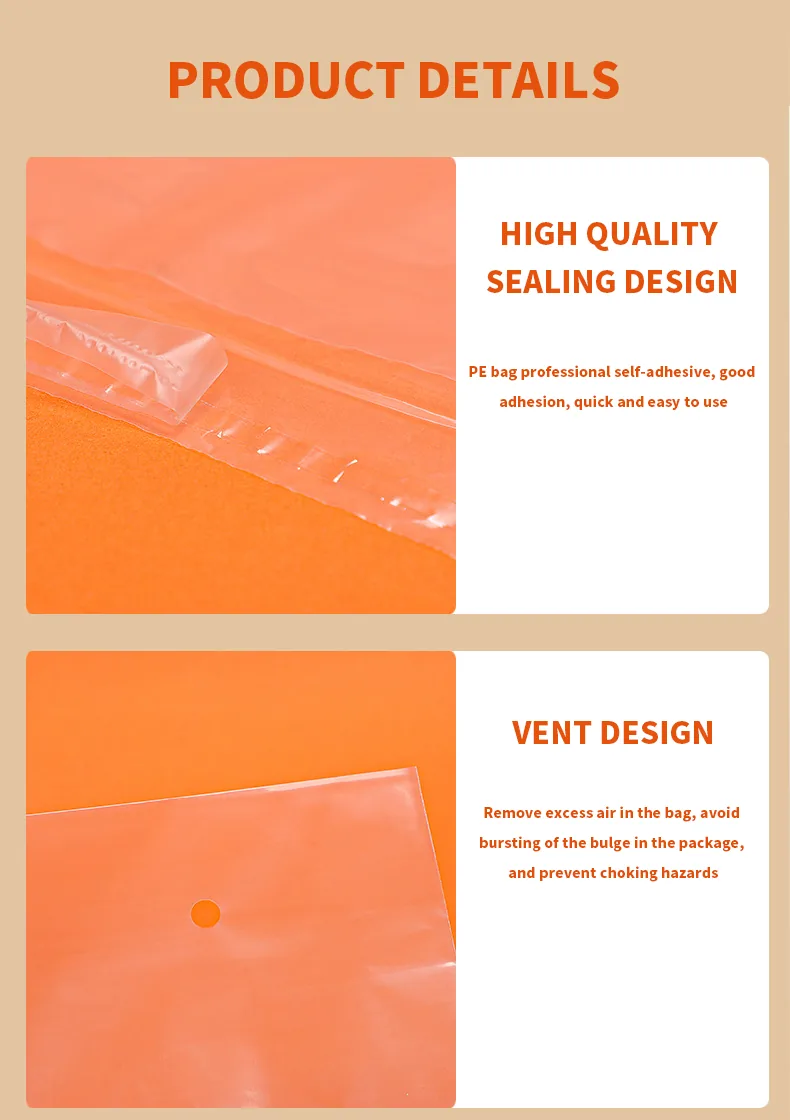 Clothing Bag Transparent Self-Adhesive Sealed Packaging Bag Opp Plastic Bags for Clothing Packaging