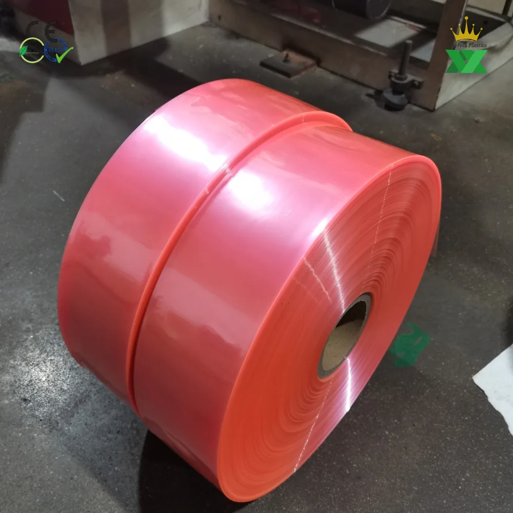 Color Pvc Shrink Film Bag Plant Eco Friendly Heat Plastic Shrink Cosmetic Film Packaging Film for Gift Box
