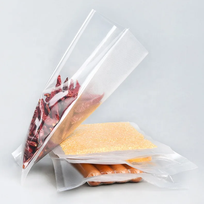 Commercial Grade 11\" X 16\" Large Vacuum Sealer Bag 3 Mil Gallon Size Pre-Cut Plastic Chamber for Food Security
