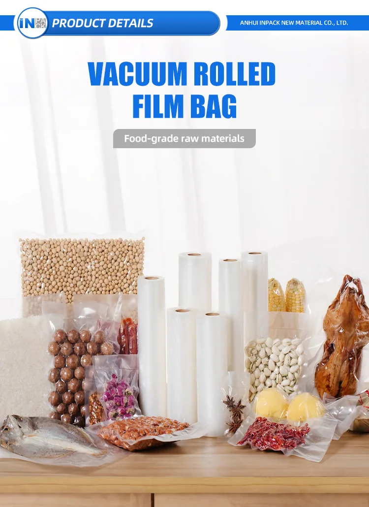 Commercial Grade 11\" X 16\" Large Vacuum Sealer Bag 3 Mil Gallon Size Pre-Cut Plastic Chamber for Food Security