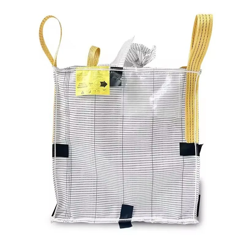 Conductive Plastic Jumbo Bag Type C Big Bag 1000KG Anti Static FIBC
