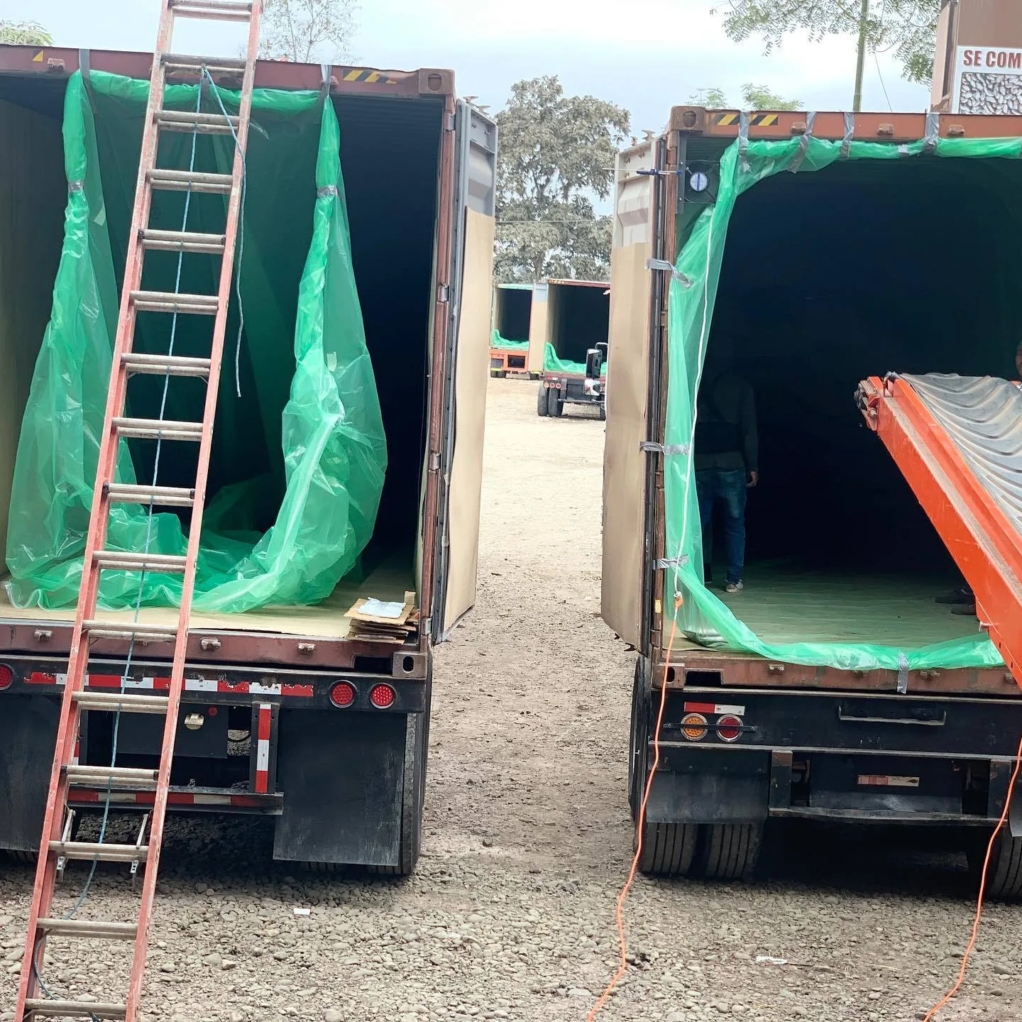 Container Dry Bulk Liner 20ft 40ft Sea Bag Waterproof Moisture-Proof Extruded PE for Cocoa