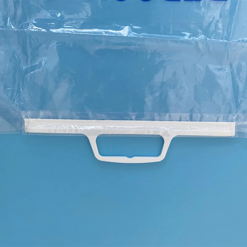 Custom Rigid Handle Patient Belongings Bag 18x18in Gravure Printed for Hospital Clothing and Shoes 250pcs Box