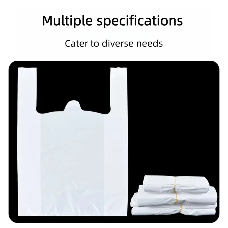 Custom Biodegradable PE Plastic T-Shirt Bags Gravure Printing Custom Logo Color Vest for Supermarket Shopping Grocery Packaging